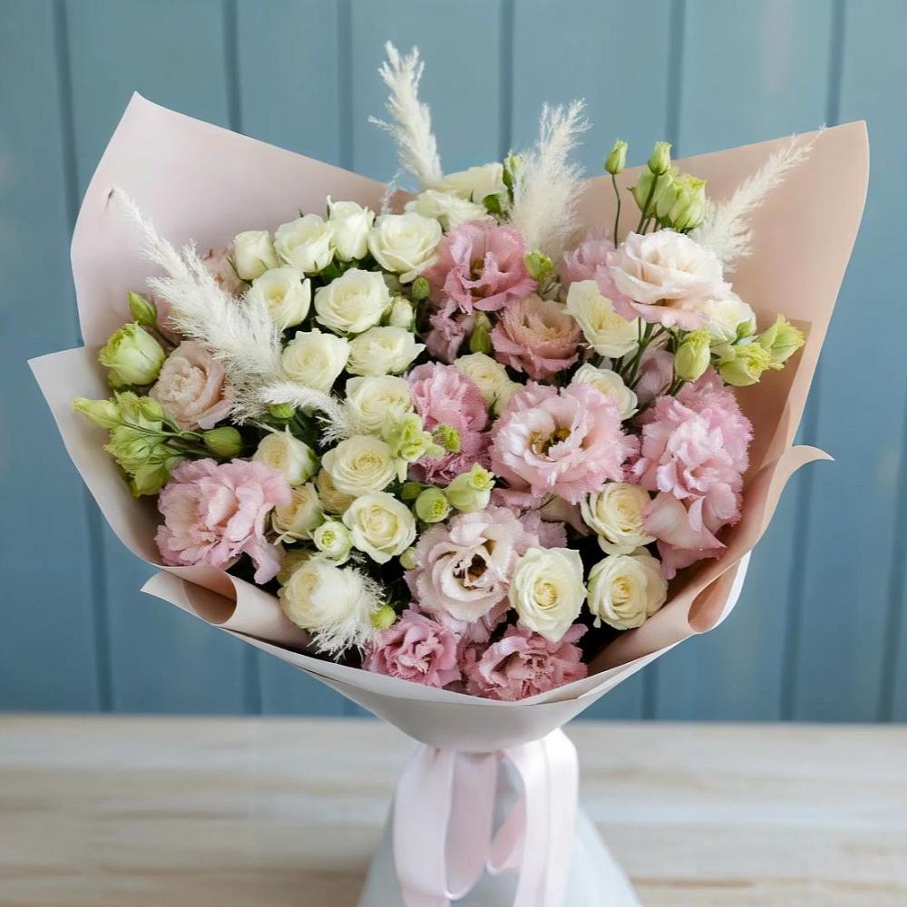 Букет цветов из: Альстромерии и Розы в Светлополянске