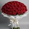 Букет 101 Красная роза Блэк Мэджик в Светлополянске