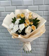 Букет цветов из:  Розы и Хризантемы в Светлополянске