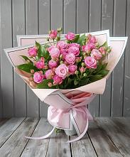 Букет Розовый кустик в Светлополянске