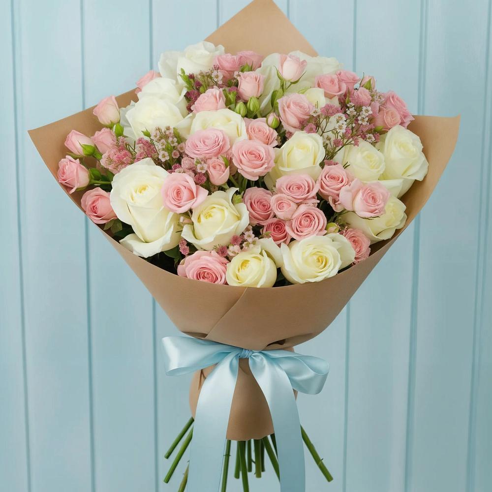 Букет цветов из: Розы в Светлополянске