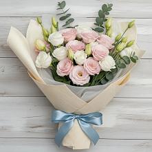 Букет цветов из:  Лизиантусы в Светлополянске
