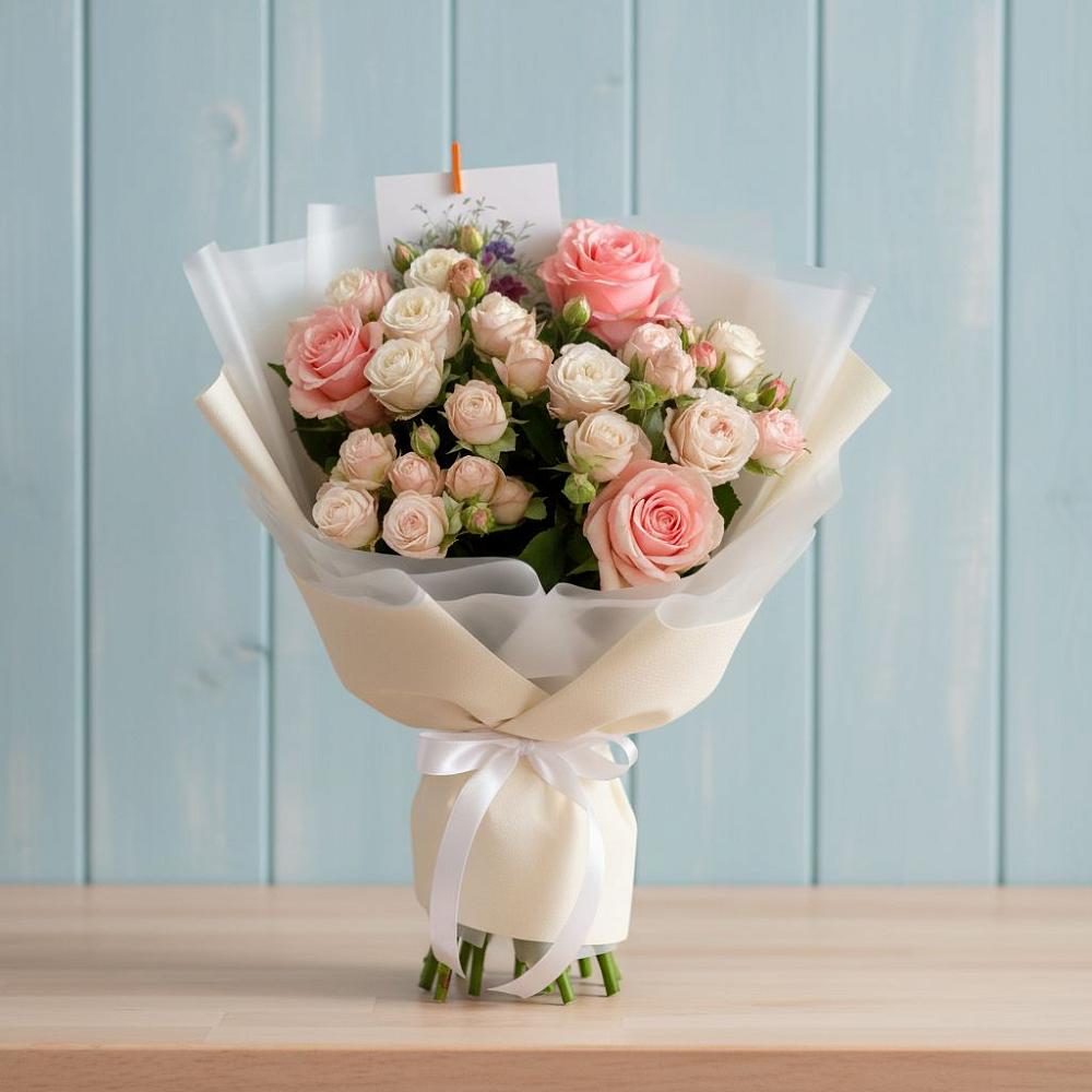 Букет цветов из: Розы в Светлополянске