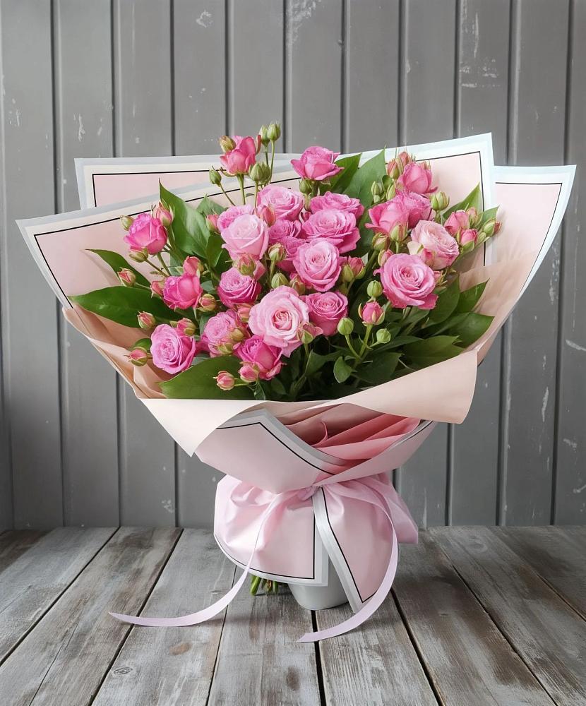 Букет Розовый кустик в Светлополянске