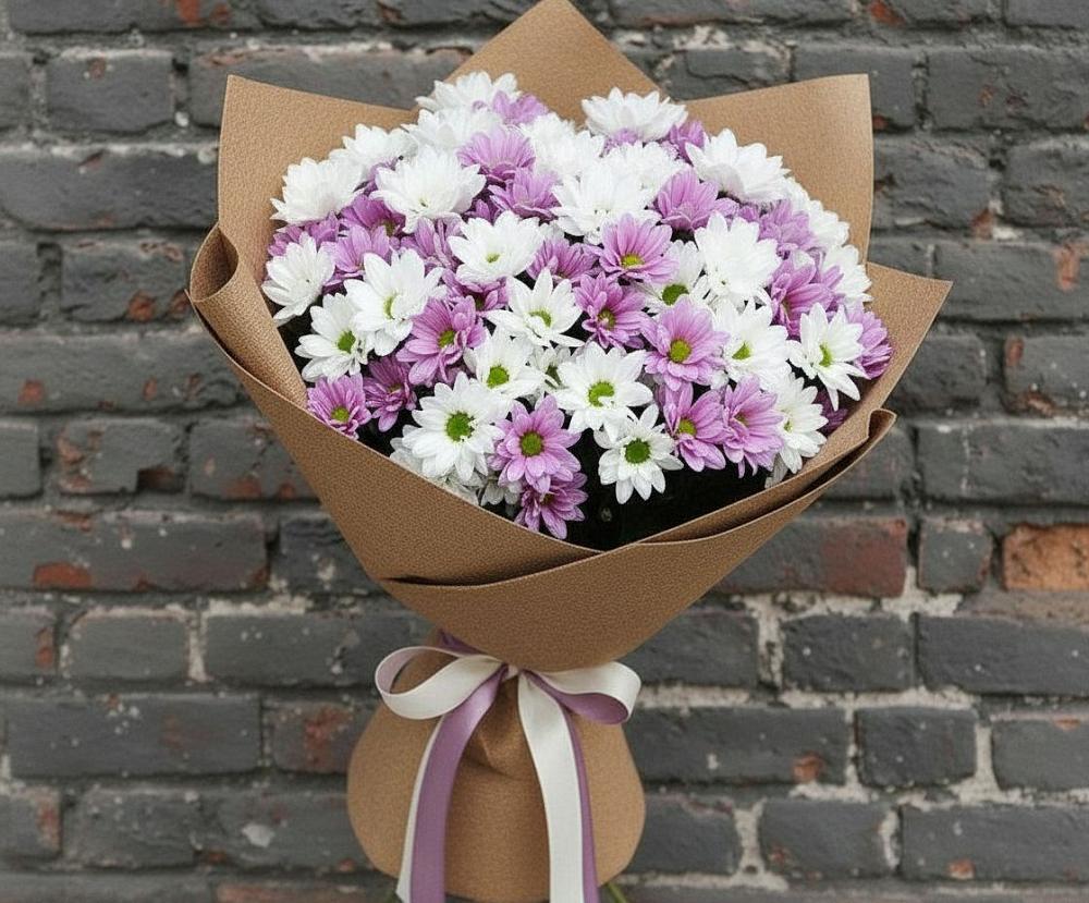 Букет цветов из: Хризантемы в Светлополянске