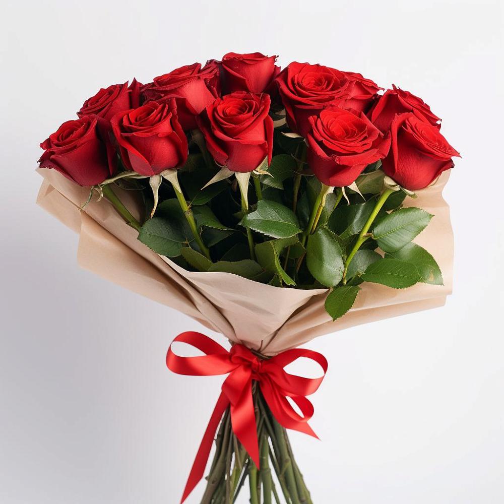 Букет 11 Красных роз Эдлесс Лав в Светлополянске